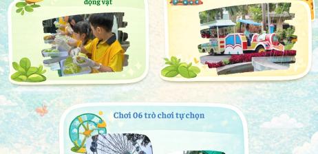 Combo 8: Vườn thú của bé