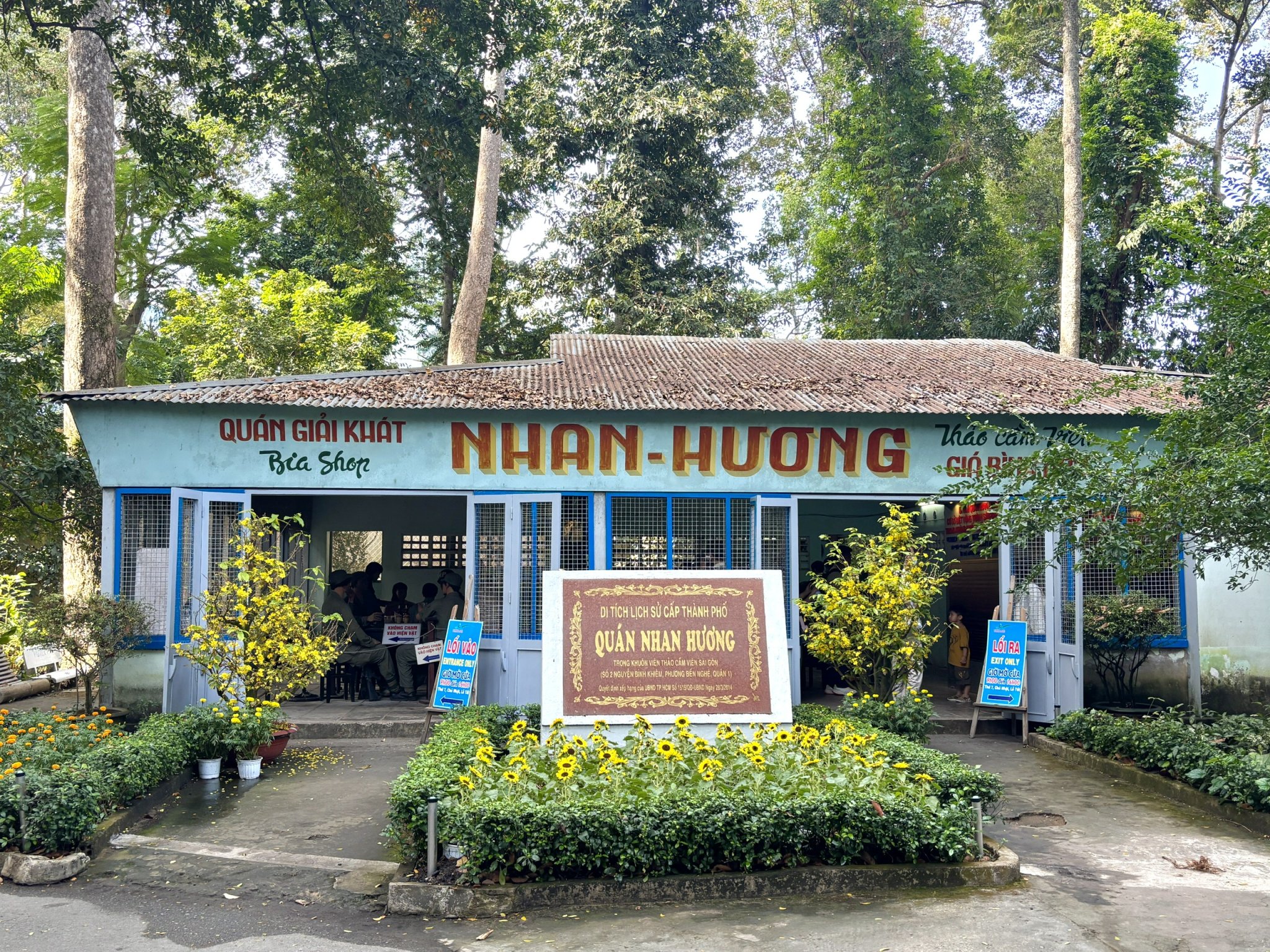 di tích quán Nhan Hương